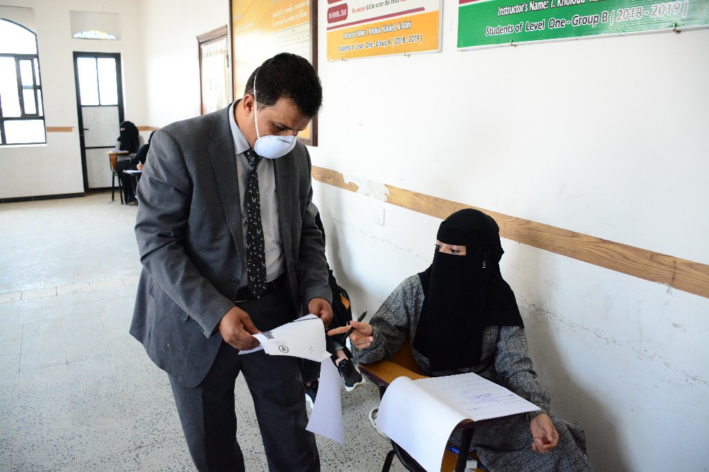 تدشين اختبارات الفصل الدراسي الثاني للعام الجامعي ٢٠١٩ - ٢٠٢٠